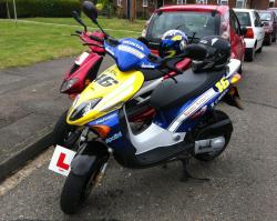  Insane stunt on Honda X8RS